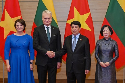Chủ tịch nước Lương Cường hội đàm với Tổng thống Cộng hòa Litva